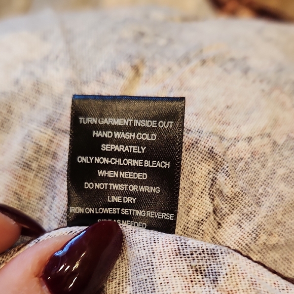 Francesca's Collections Brown Floral Strapless Dress - Picture 12 of 13